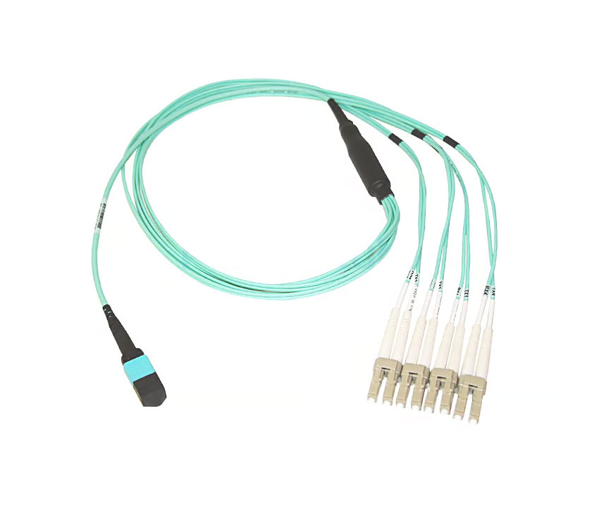 Multi Mode MPO to LC Fiber Cable, 50/125μm MPO MTP Harness Cable