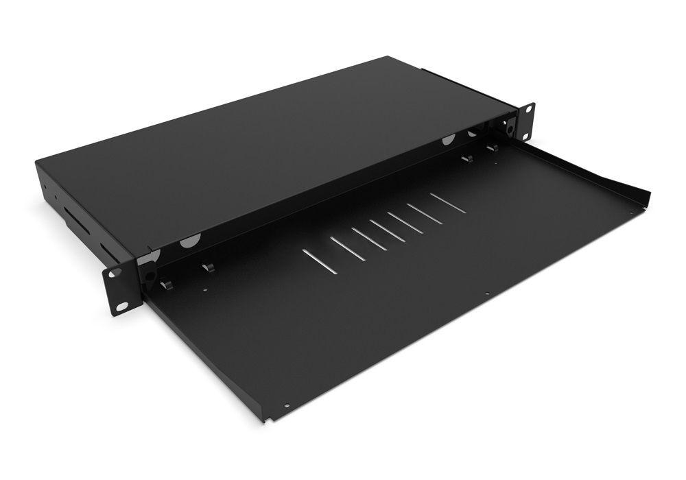 1U Sliding Panel Interchangeable Front Adapter Plate