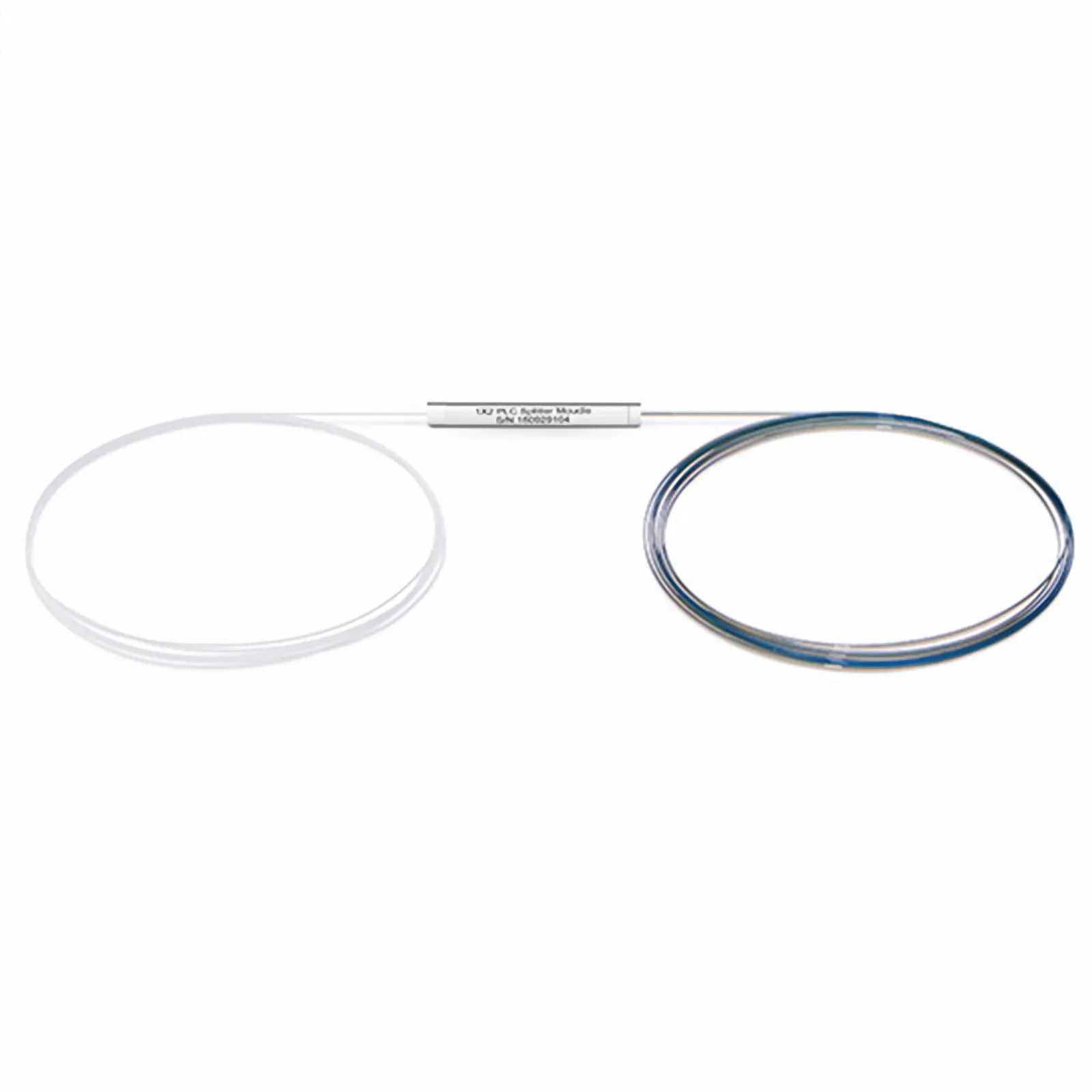 1 x 2 PLC Fiber Splitter, Steel Tube, Bare Fiber 250μm, No Connector