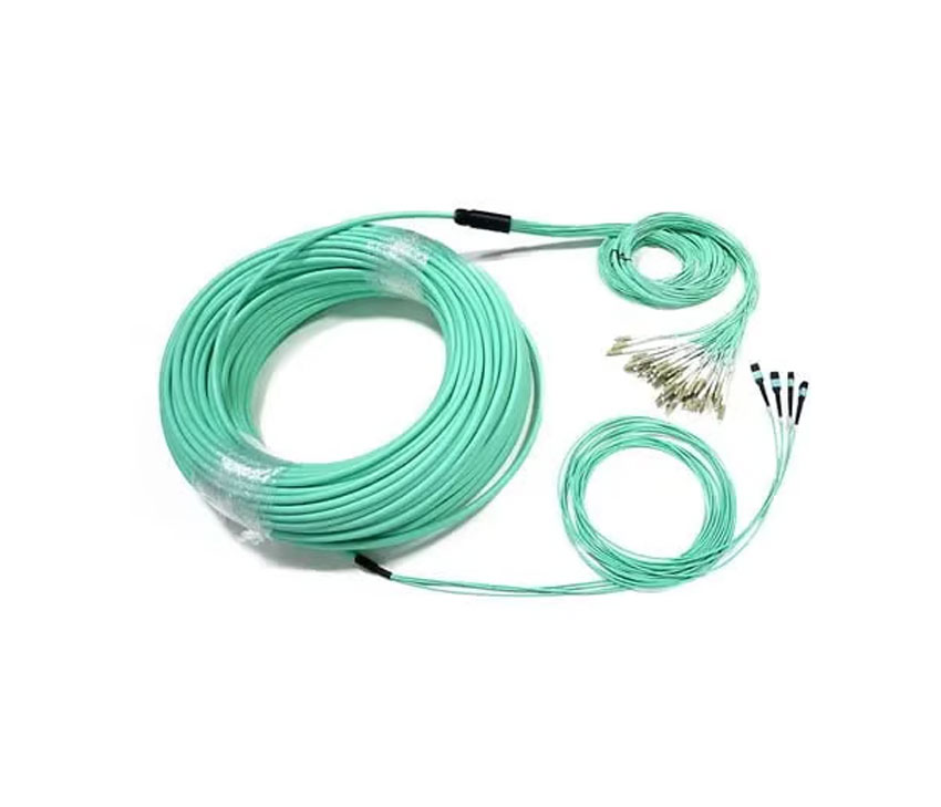 MPO MTP TO LC Harnesses 48 Core Fiber Optic Cables